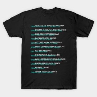 Tighten Up Reality Gangster T-Shirt